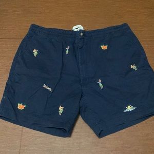 Polo Ralph Lauren navy Hawaiian shorts xxl
